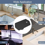 Sink Drain Mat Behind Faucet, Unilateral Faucet Guard Draining Mat, 90° - Image 6