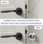 6 Pack Concave Wall Door Bumper Stopper, 304 Stainless Steel Wall Mount - Image 6