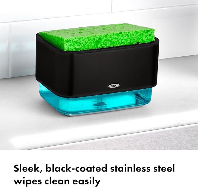 OXO Good Grips Soap Dispensing Sponge Holder - Image 5