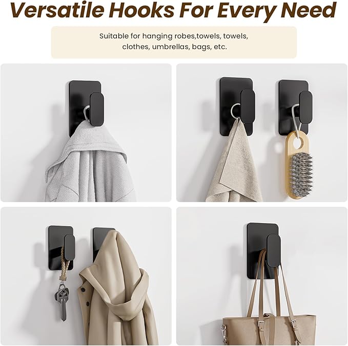 Heavy Duty Self Adhesive Hooks - 26lb Max - Image 7