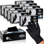 FINITEX Black Nitrile Disposable Medical Exam Gloves by FINITEX