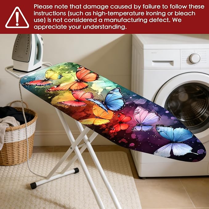 Nuxovilar Ironing Board Cover Needle Cotton 15x54 Inches | Ironing Board Cover - Image 7