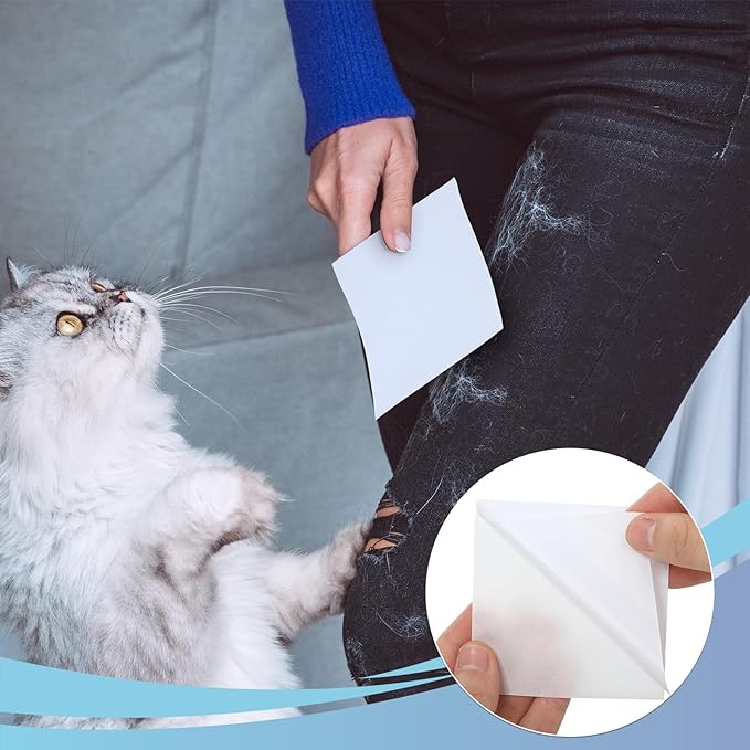 200 Pack Mini Portable Lint Removing Sheets Travel Size Lint Removing Sheets - Image 4