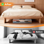 4 Pack Under Bed Storage Bags, 75L Foldable Clear Storage Containers - Image 6