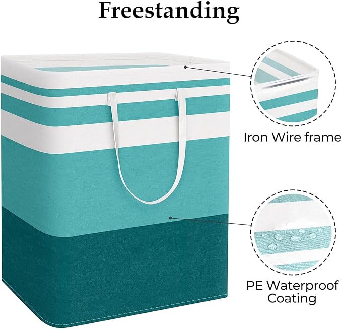 StorageRight Large Collapsible Laundry Basket Hamper - Image 3