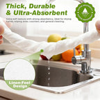 600 Pack Disposable Bathroom Hand Towels Super Value Bulk, Linen-Feel Absorbent - Image 5