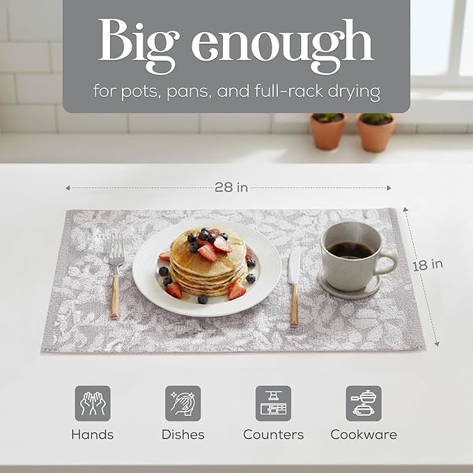 MosJos Kitchen Towels, Cotton Hand Towels, 18 x 28 Kitchen Linens - Image 5