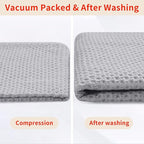 Homaxy 100% Cotton Waffle Weave Kitchen Dish Towels, Ultra Soft Absorbent Quick - Image 8