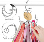 Belt Hanger, Belt Organizer for Closet, Rotatable Tie Rack, Belt Holder - Image 7