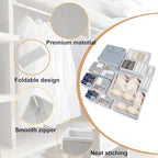 16 Pack Drawer Organizer Clothes, Foldable Fabric Dresser Organizer Closet - Image 4