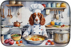Caroline's Treasures DAC6337DDM Welsh Springer Spaniel The Chef Dish Drying Mat by CarolinesTreasures