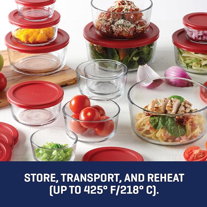 Anchor Hocking 26 Piece Glass Storage Containers - Image 4