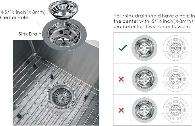 KANARY Kitchen Sink Basket Strainer Replacement - Image 6