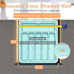 Silverware Organizer Expandable Kitchen Utensil Drawer Organizer Large BPA Free - Image 5