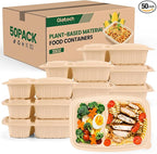 100 Piece Meal Prep Containers Reusable by GlotochExpress