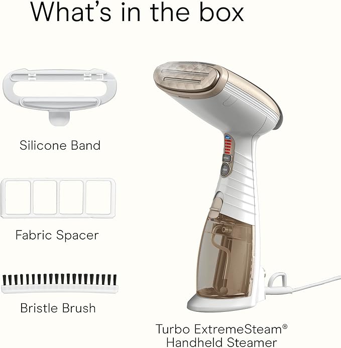 Conair Turbo Extreme Steam Hand Held Fabric Steamer, 15 min, 7.3 oz - Image 8