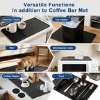 Mrcrypos Silicone Coffee Mat 16X24in Black - Image 8