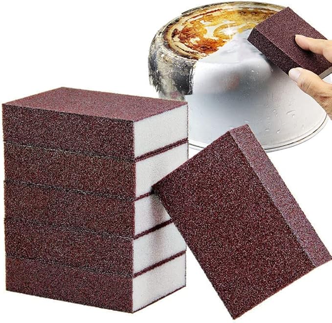 5 Pack Emery Magic Wipe Sponge, Nano Carborundum Sponge, Emery Sponge Brush by JCKHXG