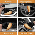 Car Interior Dust Brush, Auto Detailing Brush, Soft Bristles Car Cleaning - Image 4