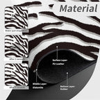 Kitchen Sink Splash Guard，Black-white checkered- Faucet Mat Sink Gadgets-Super - Image 4