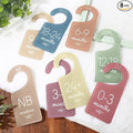 Whaline Acrylic Baby Closet Dividers Boho Hanging Acrylic Infant Clothes Hanger by Whaline