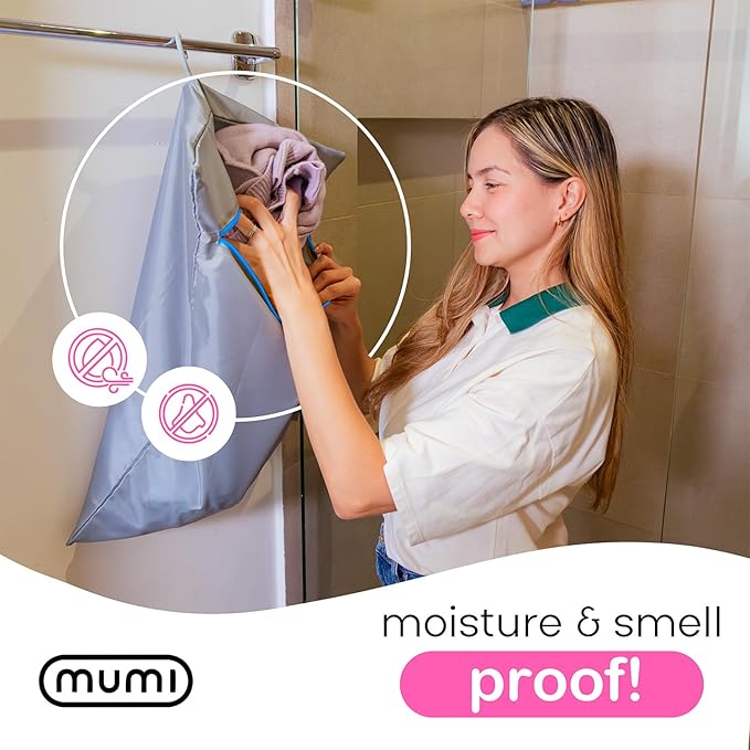 MUMI Travel Laundry Bag – Moisture & Smell-Proof Clothes Bag - Image 5