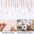 800 Pieces Cotton Swabs, Double Tipped Precision Tips Cotton Buds Spiral Head - Image 2