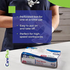 CARE PLUS Latex-Free Vinyl Gloves Clear Medium Size 100 Count | Heavy Duty - Image 6