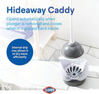 Clorox Toilet Plunger with Hideaway Caddy, Bathroom Accessories, Toilet - Image 5