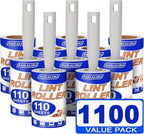 BAILALIBO Lint Rollers for Pet Hair Extra Sticky, 1100 Sheets Mega Value Set by BAILALIBO