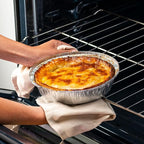 GUSTO [50 Count 9 Inch Disposable Round Aluminum Foil Pans - Image 5