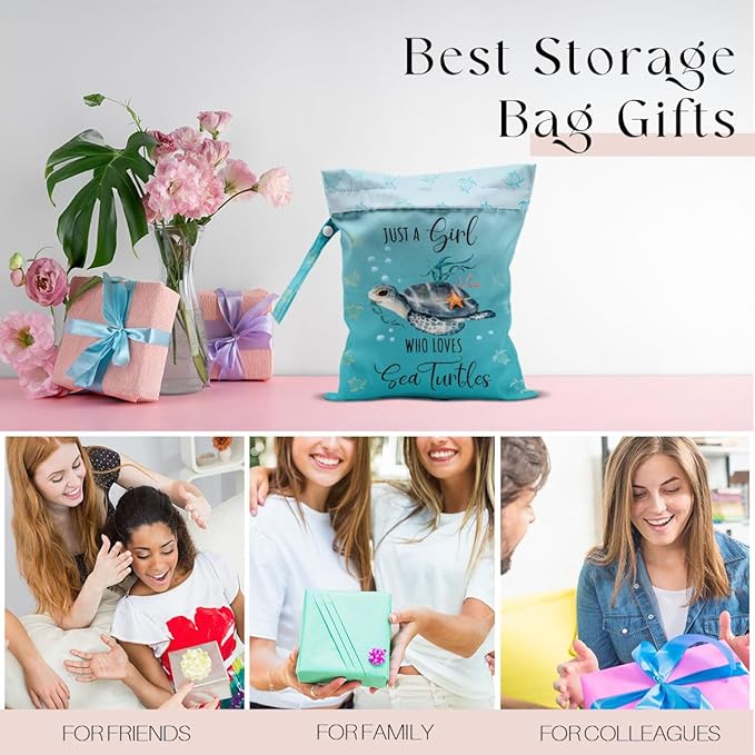 Waterproof Wet Bag for Swimsuit, Travel Beach Wet Dry Bag, Hidden Zipper - Image 6