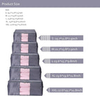 Comforter Storage Bags Pack of 2, Pillow Beddings/Blanket Clothes Organizer - Image 5