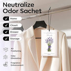 MYARO 12 Pack Lavender Scented Sachets | Odor Eliminator & Air Freshener - Image 2