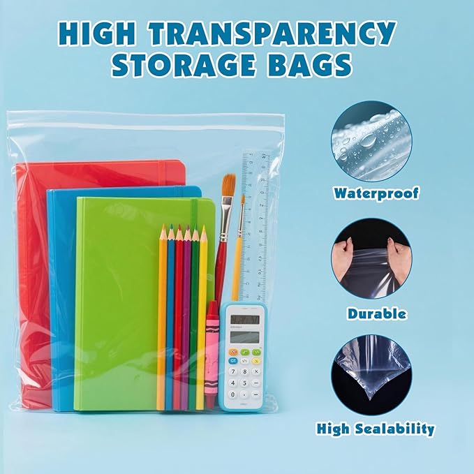 40 Pack Large 3 Gallon Storage Bags - Image 3