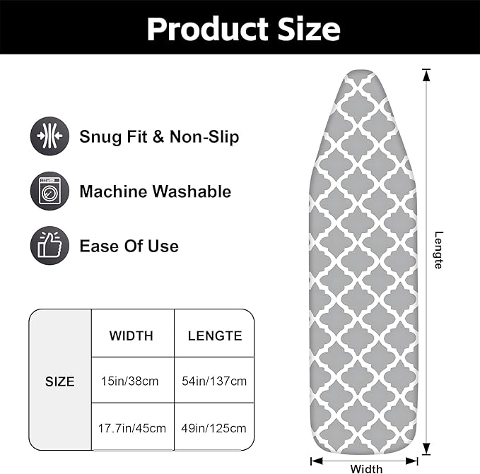 Ironing Board Cover for Crafting, Flat Decoration - Image 3