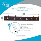 BIRDROCK HOME Hook Coat and Hat Rack - Image 3