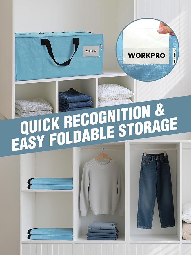 WORKPRO 10 Pack Extra Large Moving Bags - Image 7