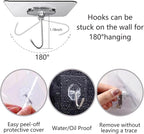 30-Pack Strong Adhesive Wall Hooks - Image 6