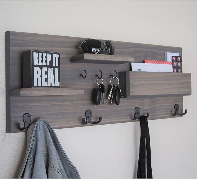 54 Pack Coat Hooks, Heavy Duty Double Prong Coat Hooks Wall Mounted - Image 7