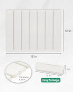 Stone Drying Mat for Kitchen Counter, Collapsible and Super Absorbent Dish - Image 6