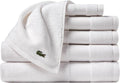 Lacoste Heritage Supima Cotton 6-Piece Towel Set, 2 Bath Towels, 2 Hand Towels by LACOSTE