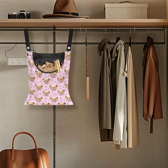 Clothespin Bag for Clothes Pin Holder for Outside and Clothes Line Pins - Image 4