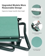 Garden Kneeler and Seat Heavy Duty, Upgraded Widened and Thickened Gardening Stools for Seniors, Foldable Gardening Bench Ergonomic Design, Effective Relief of Knee and Back Pain, Gift for Gardeners - Image 4