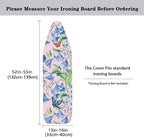 Blue Flower Butterfly Ironing Board Cover and Pad Standard Ironing Board Cover - Image 5