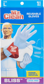 Mr. Clean Bliss Premium Reusable Latex-Free Vinyl Cleaning Gloves - Image 2
