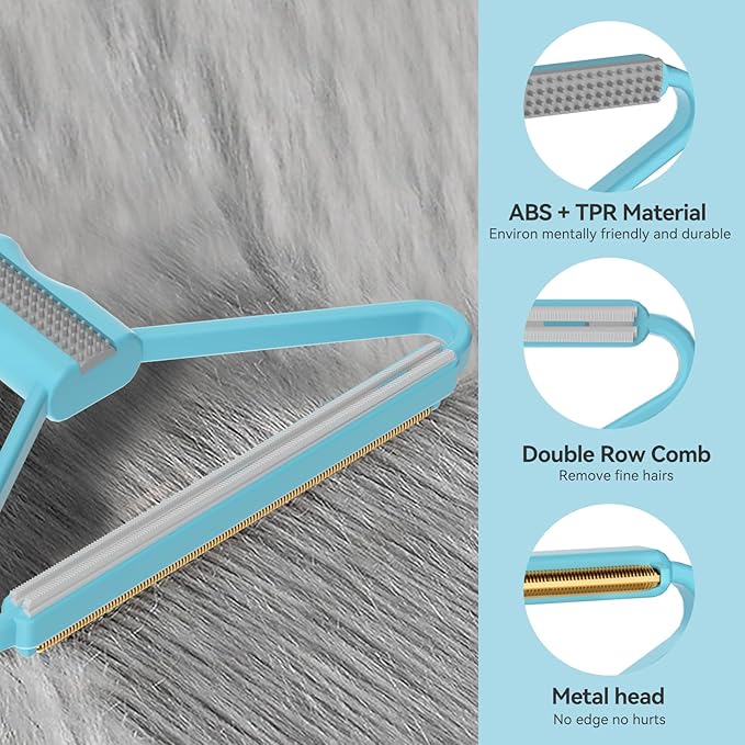 Pet Hair Removal Tool, Carpet Rake, Pet Hair Remover, Lint Remover, Pet Hair - Image 5