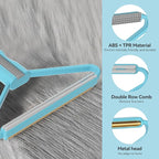 Lint Remover, Pet Hair Remover, Dog Cat Hair Remover, Carpet Rake - Image 4