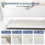 Stone Dish Drying Mats for Kitchen Counter 15.7"x 11.8" Quick Dry Stone Drying - Image 3