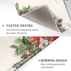 Giwawa Poinsettia Dish Drying Mat - Image 3